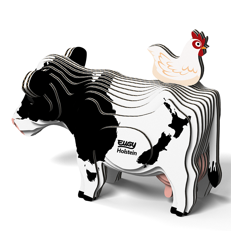 EUGY 3D-model - Holstein Koe