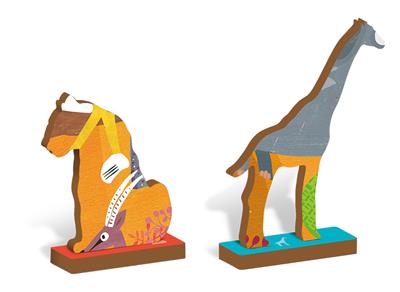 Houten Legpuzzel, Ludattica - Savanne