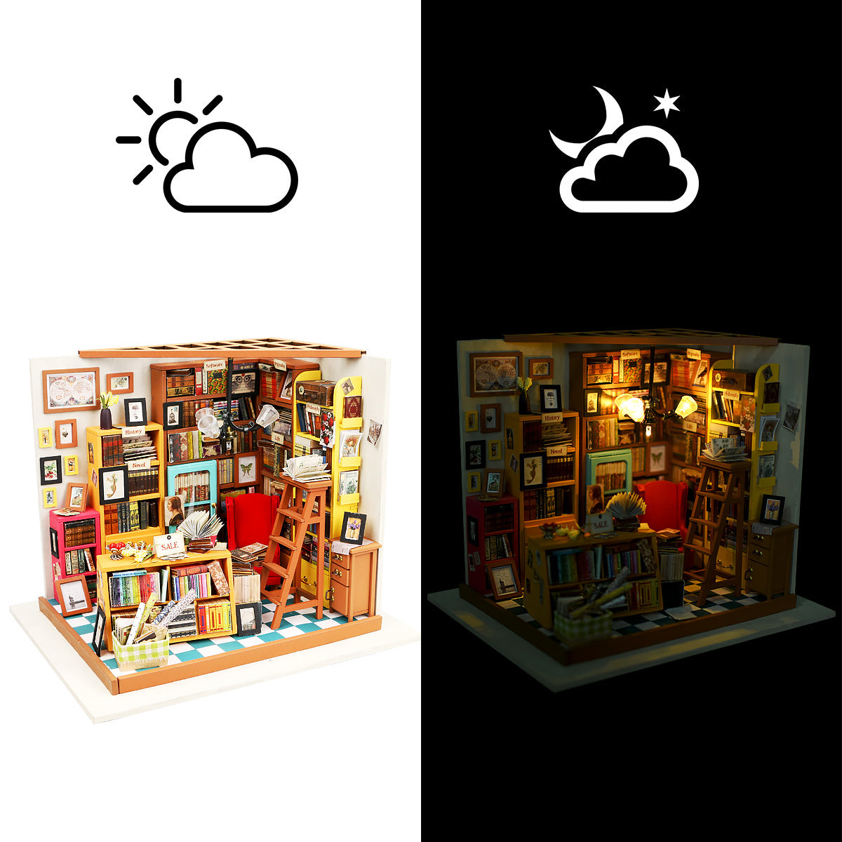DIY Huisje - Sam's Study