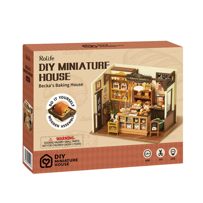 DIY Huisje - Becka's Baking House met LED verlichting