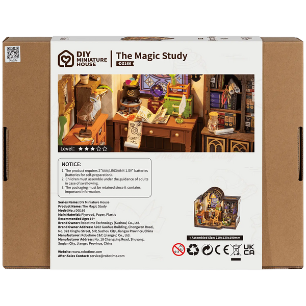 DIY Huisje - The Magic Study met LED verlichting