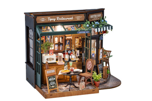 DIY Huisje - Tipsy Restaurant met LED verlichting