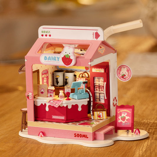 DIY Huisje - Strawberry Milk House