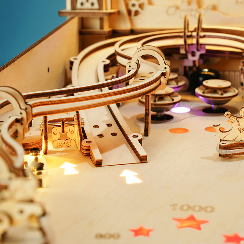 3D DIY Wooden Model Kit - Pinball Machine
