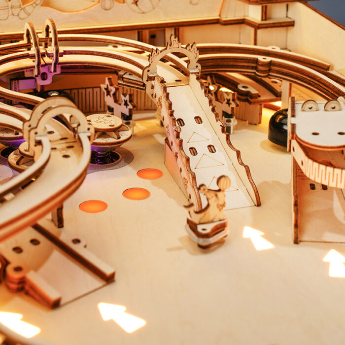 3D DIY Wooden Model Kit - Pinball Machine