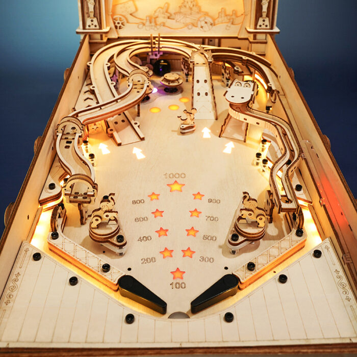3D DIY Wooden Model Kit - Pinball Machine