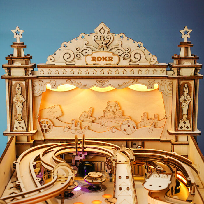 3D DIY Wooden Model Kit - Pinball Machine