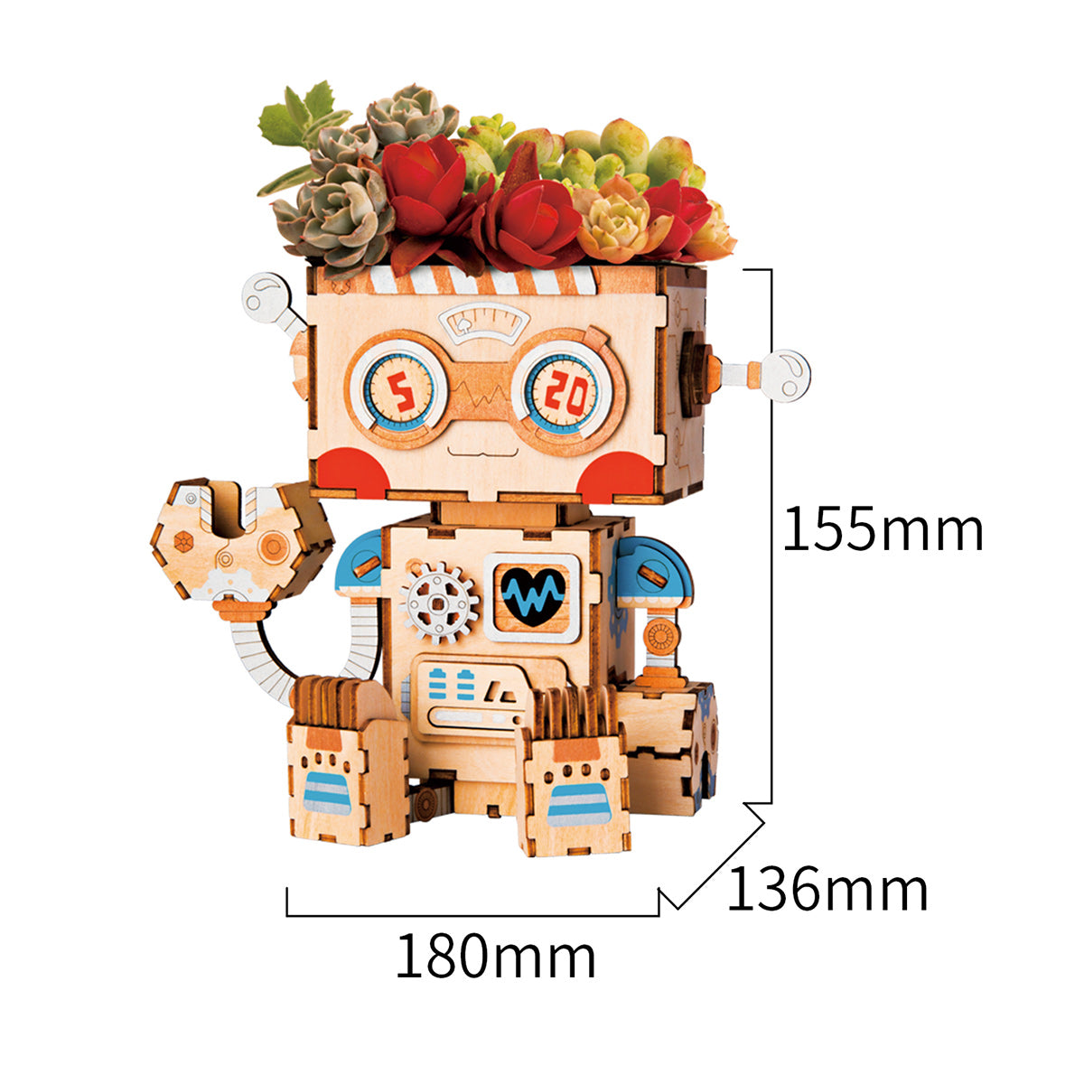 DIY Bloempot - Robot