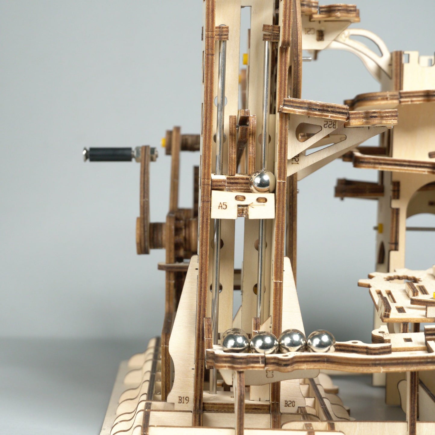 3D DIY Houten Modelbouwpakket - Knikkerbaan Marble Climber