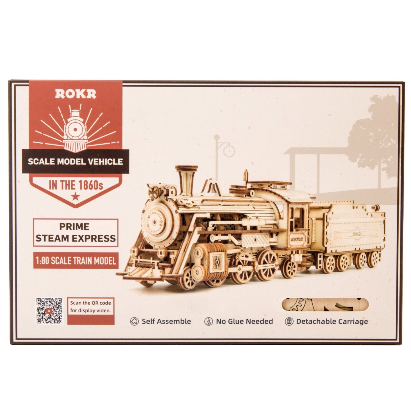 3D DIY Houten Modelbouwpakket - Prime Steam Express