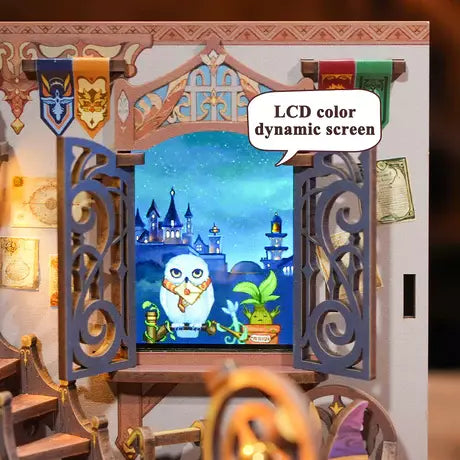 DIY 3D Houten Puzzel met 6x geluideffecten - Miniture House Magic Shop