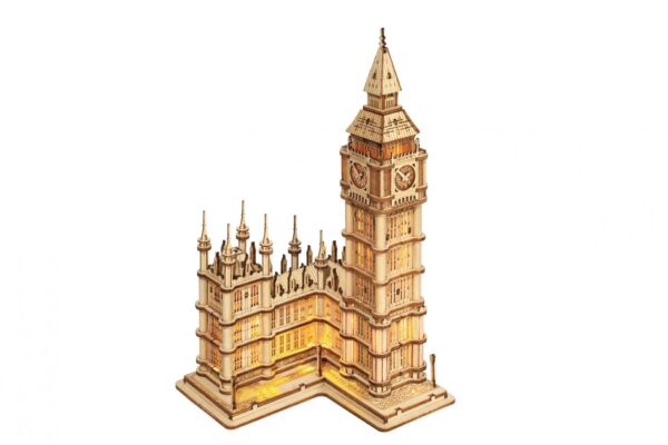 3D DIY Wooden Model Building Kit - Big Ben incl. lighting
