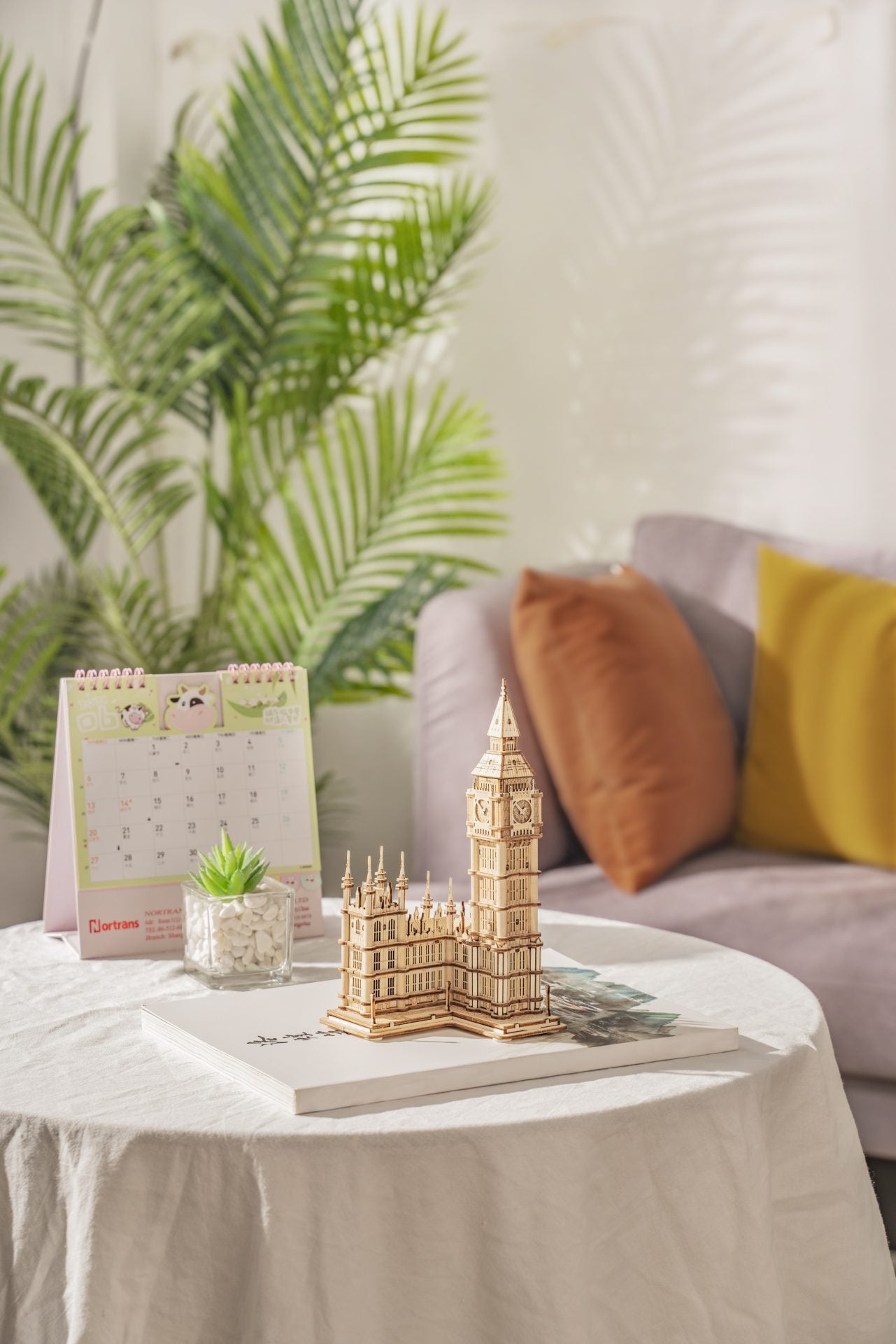 3D DIY Wooden Model Building Kit - Big Ben incl. lighting