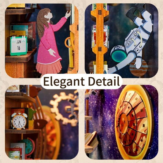 DIY Book Nook - Interstellar Bookend