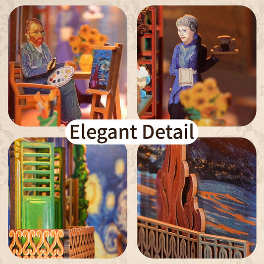 DIY Book Nook - Vincent’s World Bookend