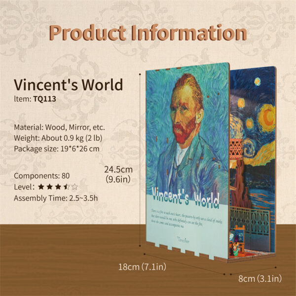 DIY Boekenhoek - Vincent's World Boekensteun