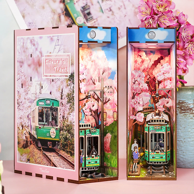 DIY Book Nook - Sakura’s Travel Bookend
