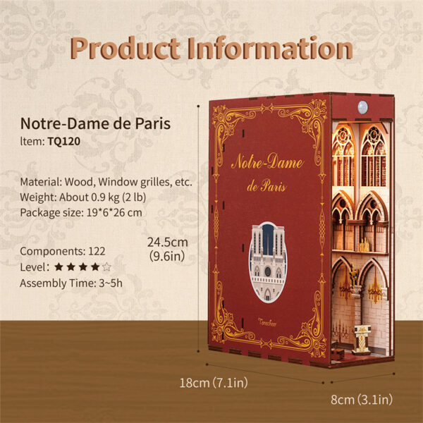 DIY Book Nook - Notre Dame de Paris