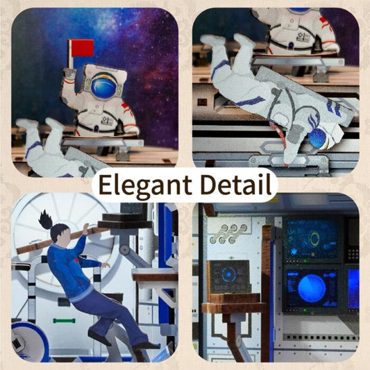 DIY Book Nook - Space Station