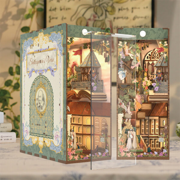 DIY Book Nook - Shakespear’s Verse inclusief Dust-cover