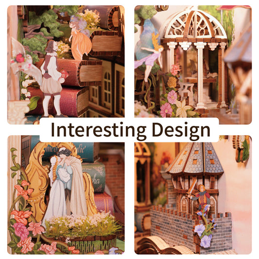 DIY Book Nook - Shakespear’s Verse inclusief Dust-cover