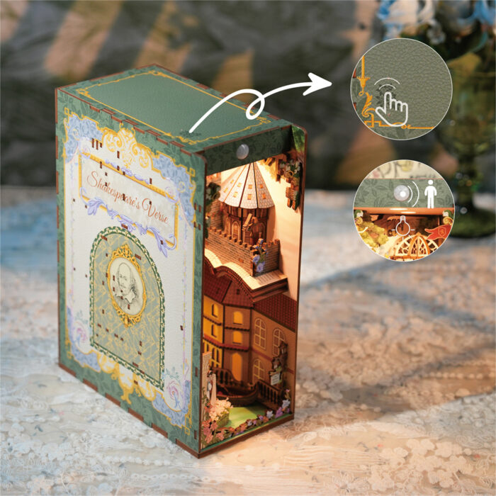 DIY Book Nook - Shakespear’s Verse inclusief Dust-cover