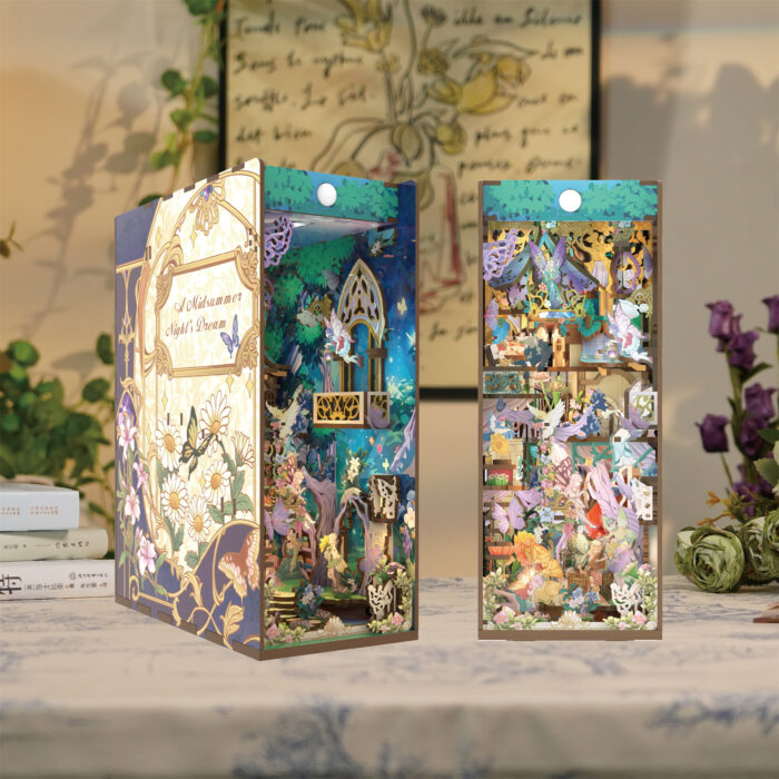 DIY Book Nook - A Midsummer Night’s Dream inclusief Dust-cover