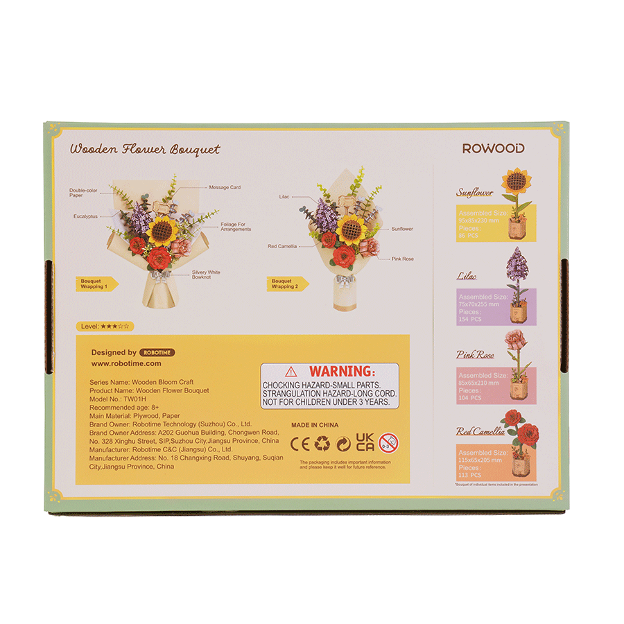 DIY Houten Bloemen boeket