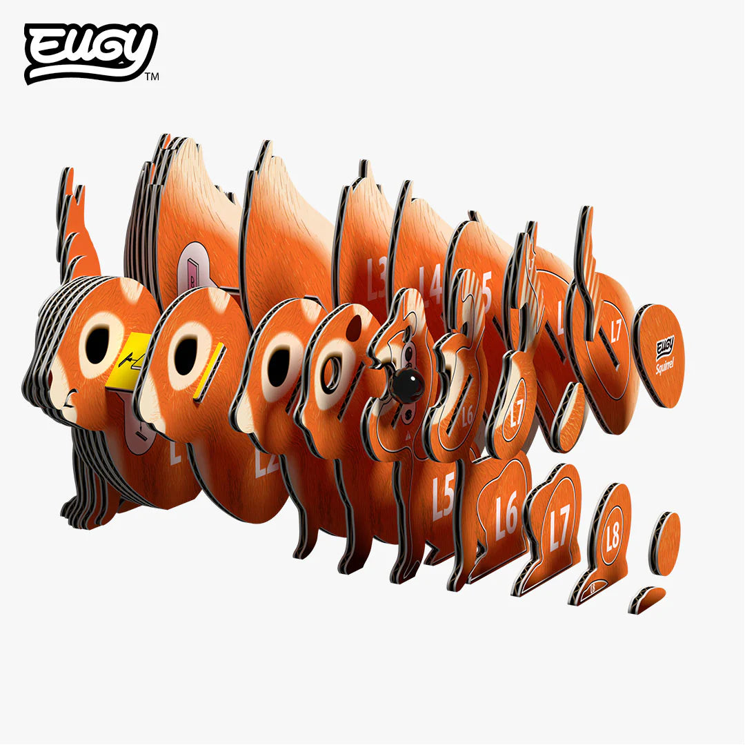 EUGY 3D-model - Eekhoorn