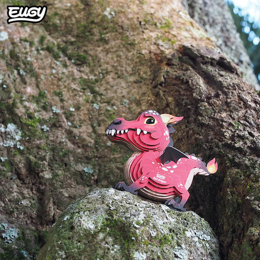 EUGY 3D-model - Draak (rood)