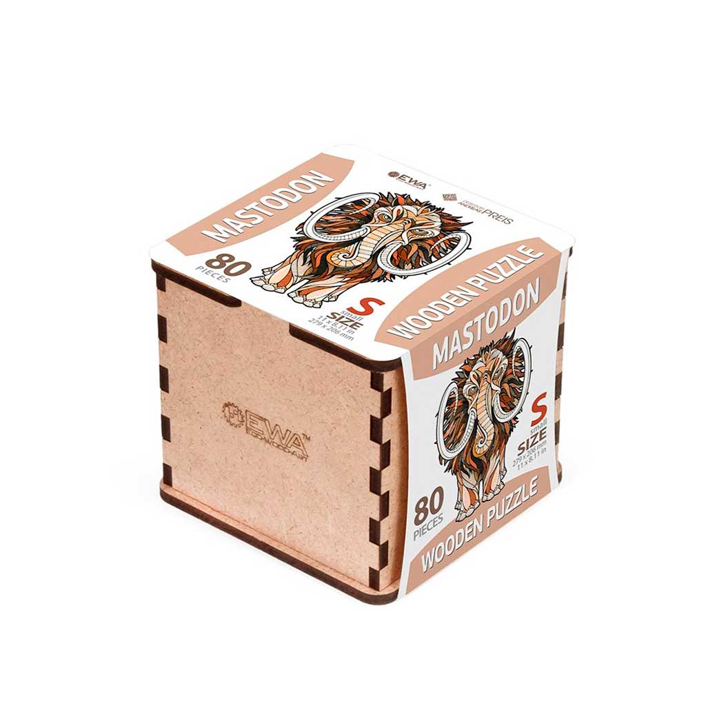 Eco Wood Art (EWA), Houten Legpuzzel Mammoet