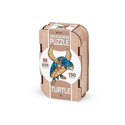 Eco Wood Art (EWA), Houten Legpuzzel Schildpad