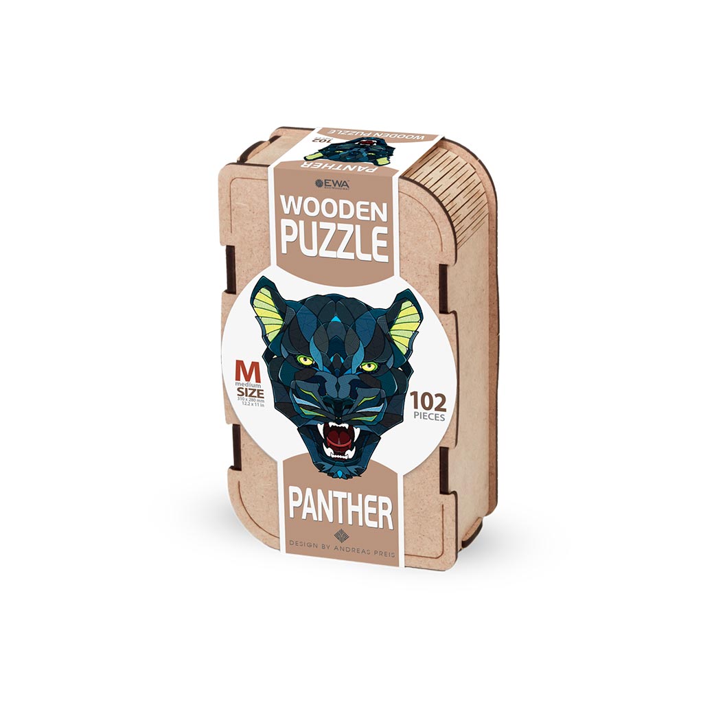 Eco Wood Art (EWA), Houten Legpuzzel Panter