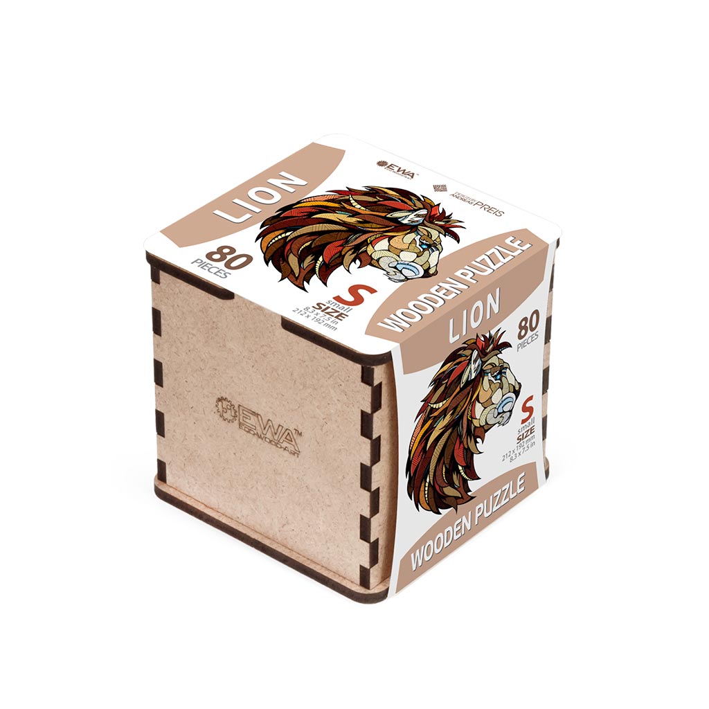 Eco Wood Art (EWA), Houten Legpuzzel Leeuw