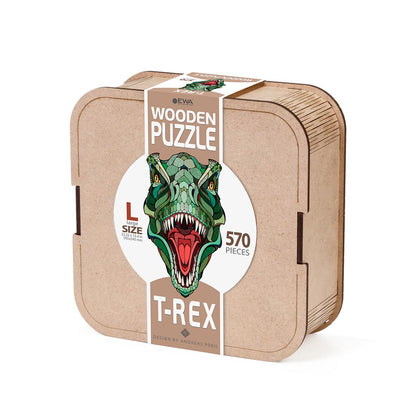 Eco Wood Art (EWA), Houten Legpuzzel T-Rex