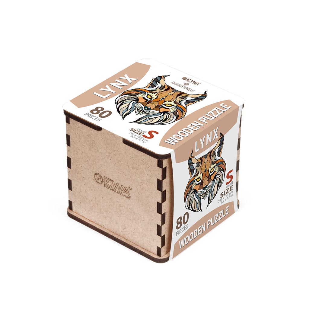 Eco Wood Art (EWA), Houten Legpuzzel Lynx