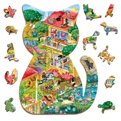 Houten Legpuzzel, Ludattica - Huisdieren