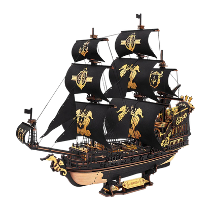 3D DIY Wooden Model Building Kit - The Seahorse Barque