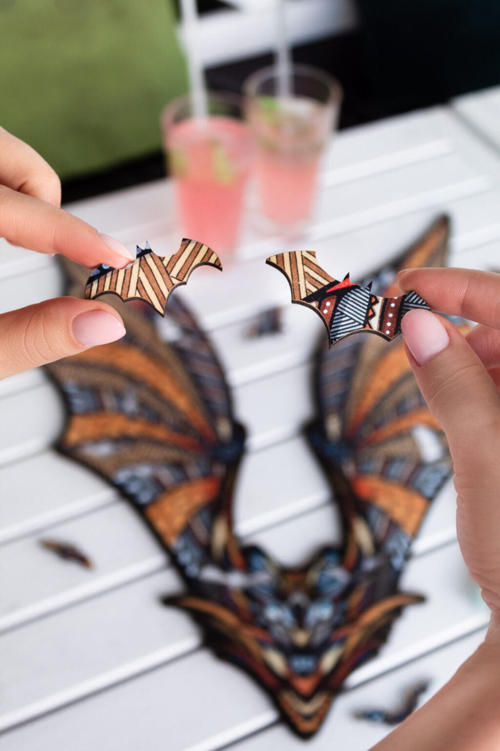 Eco Wood Art (EWA), Houten Legpuzzel Vleermuis