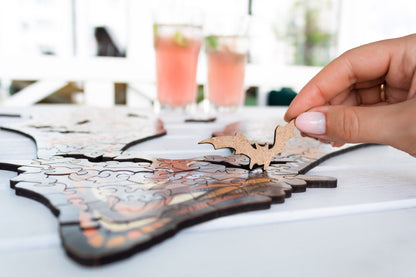 Eco Wood Art (EWA), Houten Legpuzzel Vleermuis