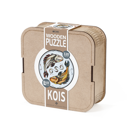 Eco Wood Art (EWA), Houten Legpuzzel Koi Karper