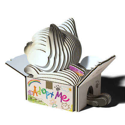 EUGY 3D-model - Katten - Mocha