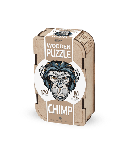Eco Wood Art (EWA), Houten Legpuzzel Chimpansee