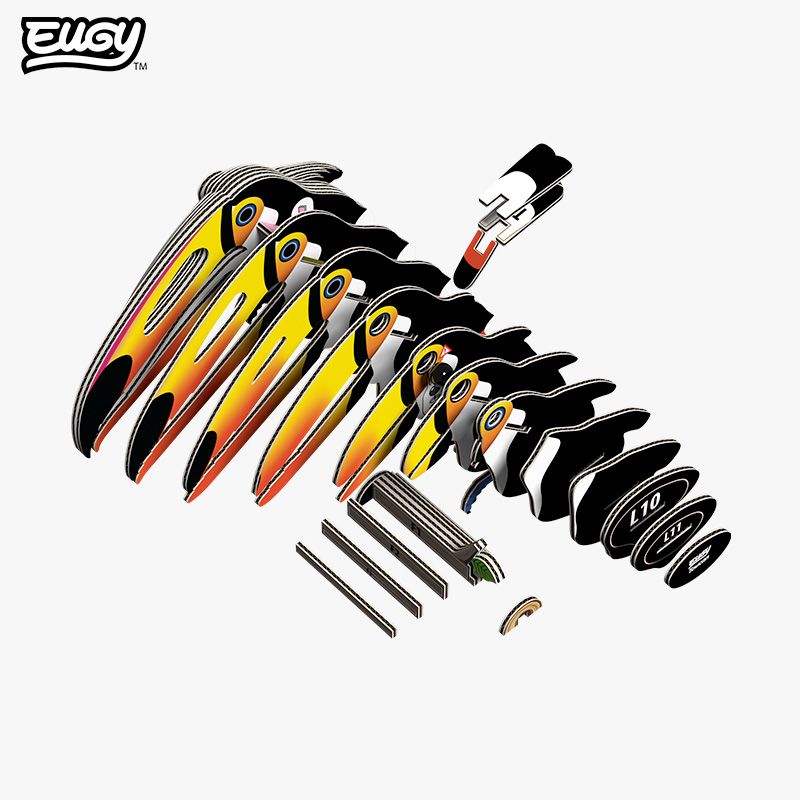 EUGY 3D-model - Toekan