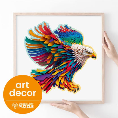 Houten Legpuzzel, Wooden City - Bright Eagle