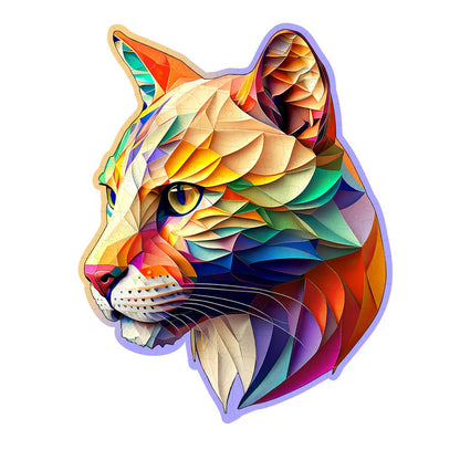 Houten Legpuzzel, Wooden City - Gaudy Cougar