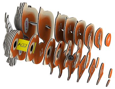 EUGY 3D-model - Eekhoorn