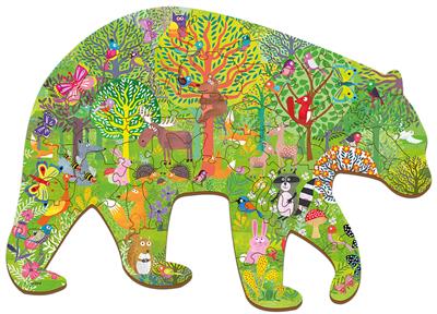 Houten Legpuzzel, Ludattica - Woud