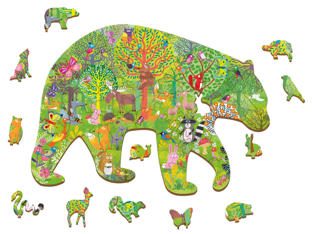 Houten Legpuzzel, Ludattica - Woud