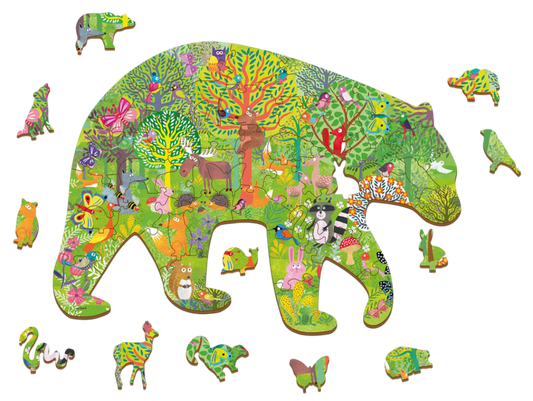 Houten Legpuzzel, Ludattica - Woud